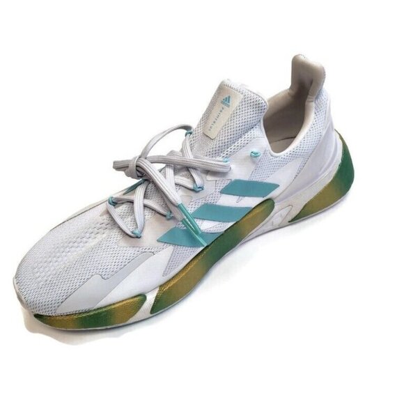 Adidas Mens Size 9.5 X9000L4 Boost Running Sneaker Shoes Grey Blue Spirit FY3230 - Picture 3 of 7